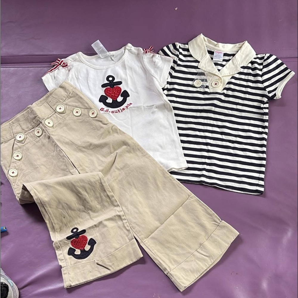 Gymboree Nautical Themed Kids Outfit Set